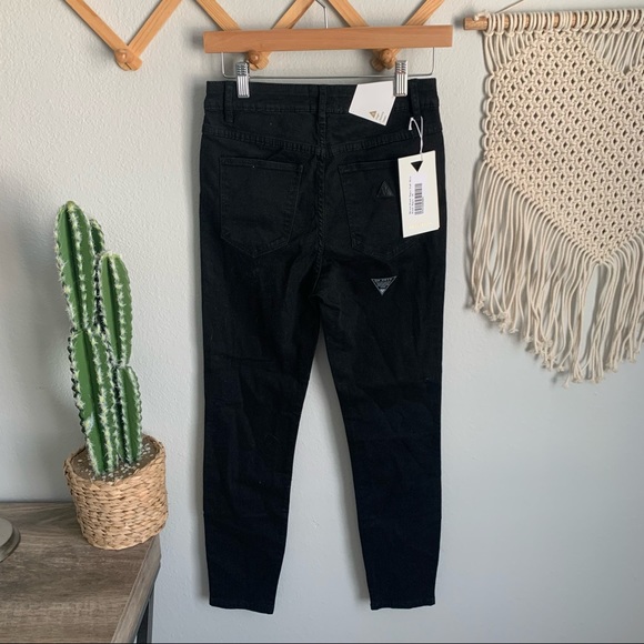 NWT Abrand Black Magic High Skinny Ankle Jeans - Picture 4 of 6